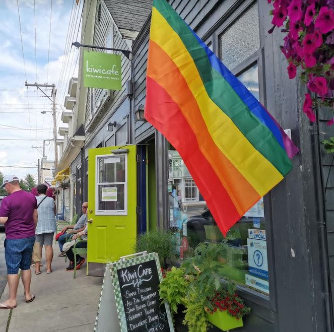 Chester Flag Flap: Pride Flag Sightings In Village Abound – Kiwi Cafe & Other Businesses Get In On Action