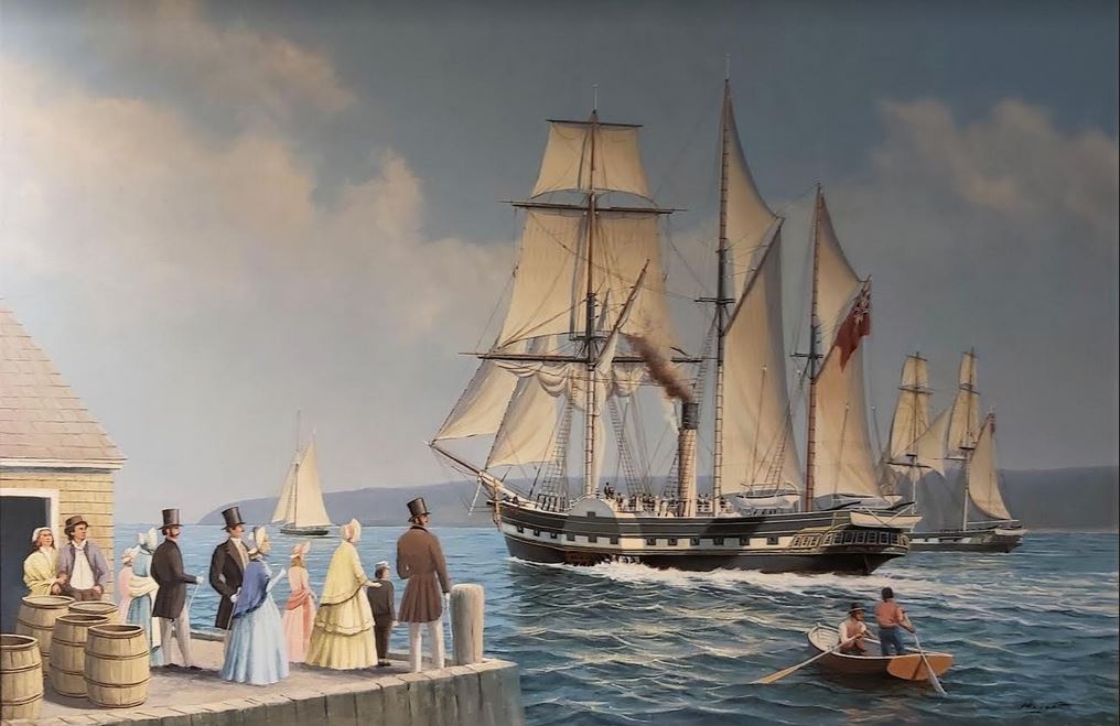 Art: J. Franklin Wright Painting Of ‘Royal William’ Yours For $28,000 — Or A Print For $100