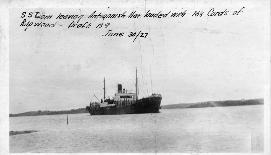 Oyster Farm Project: Re-Introducing Economic Activity To Antigonish Harbour – When There Was An Active 1920s Lumber Trade Out Of The Harbour