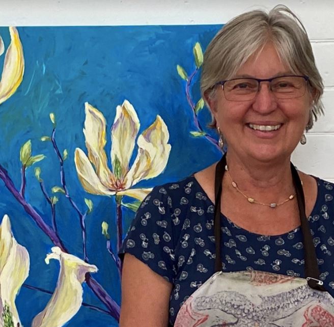 Tea With Alison: Tea With Artist Carol Hansen At The Captain’s House Gallery