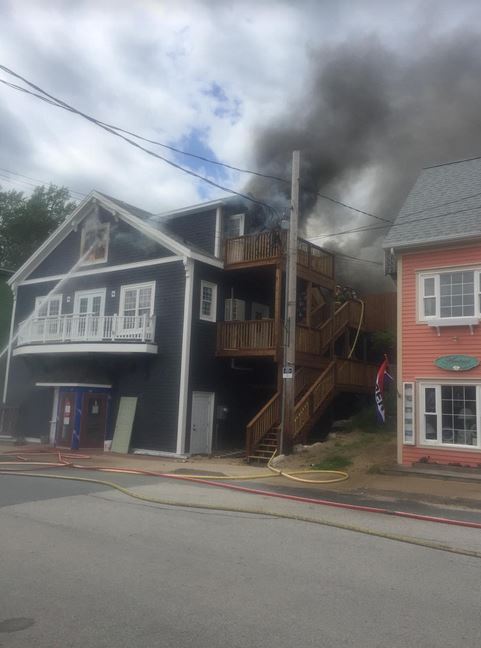 Chester Playhouse Engulfed In Flames As NS Southshore Fire Departments Contained Blaze Friday Afternoon