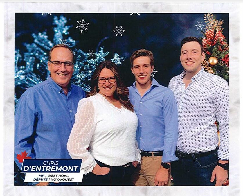 MacPolitics: In West Nova, Tory MP Christ D’Entremont Has Traditional Holiday Card Greeting