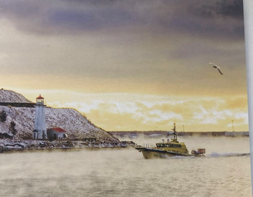 MacPolitics: Andy Fillmore Goes With Scene Of Pilot Boat At George’s Island On 2021 Holiday Card