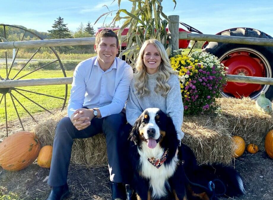 MacPolitics: Kody Blois Goes With Traditional Holiday Message – Features His Spouse Kim & Adorded Sulley Of Bernese Mountain Dog Clan