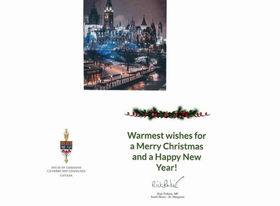 MacPolitics: Rick Perkins Issued Two Holiday Cards – This One Went To A Select Few