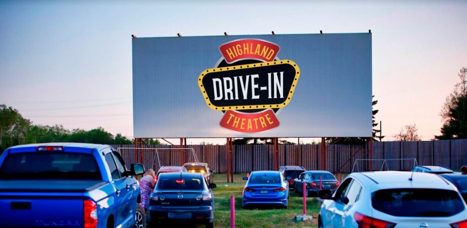 Watching Stars Under The Stars At Highland Drive-In Theatre In Westville