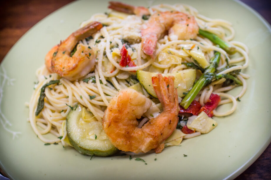 Gary Phillipe’s Seafood Pasta Primavera