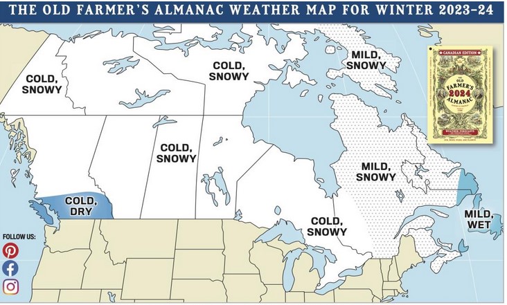 Old Farmer’s Almanac: ‘Winter Whiteout For Atlantic Region’