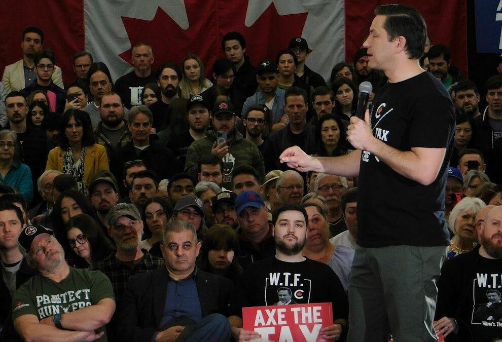 In Halifax, Poilievre Focuses on Carbon Tax, Hydrocarbon Exports