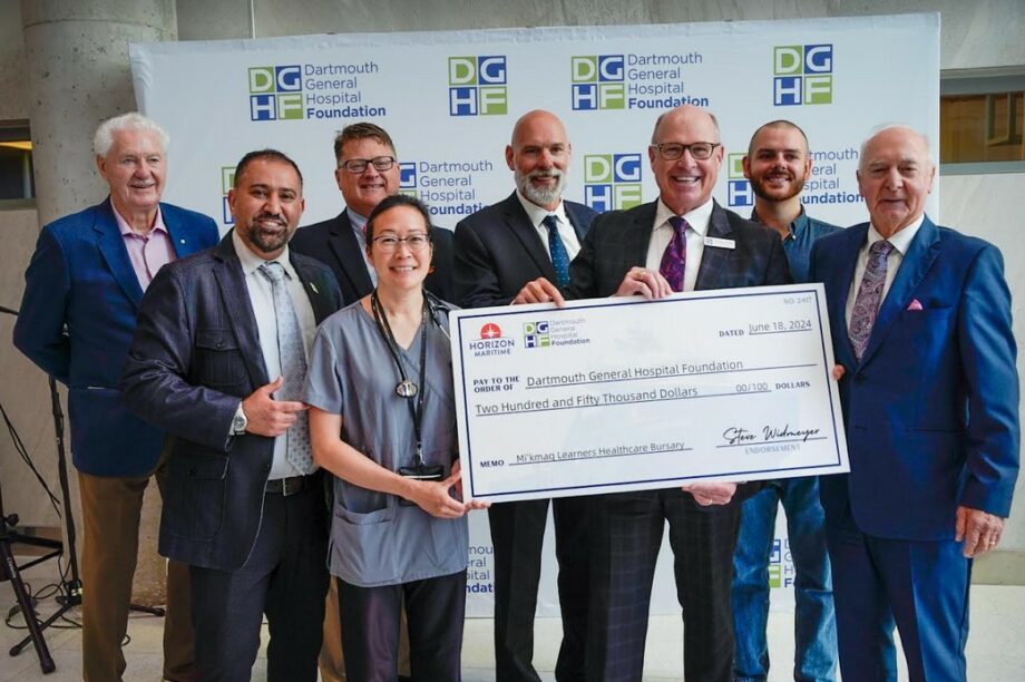 Dartmouth General Hospital Foundation Gifted $250,000 from Horizon Maritime For Healthcare Bursaries For Mi’kmaq Learners